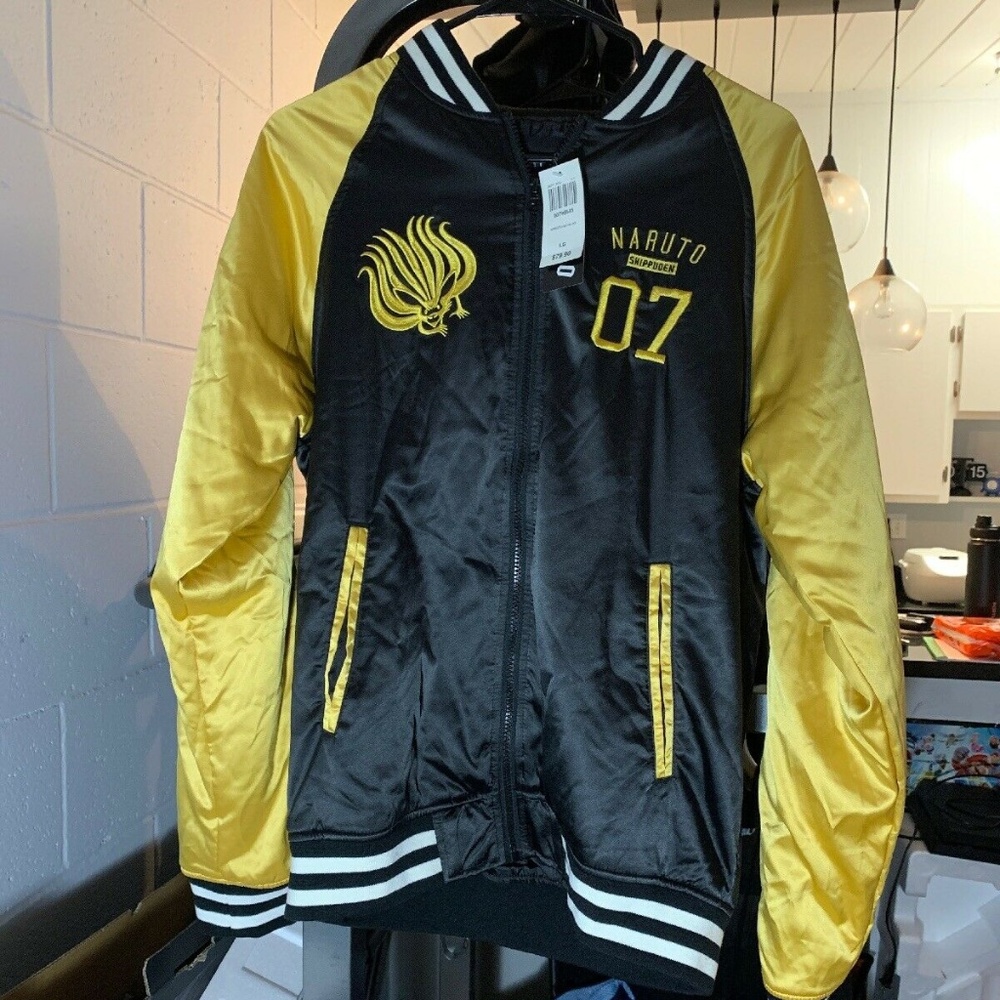 NARUTO SHIPPUDEN NARUTO SATIN SOUVENIR JACKET